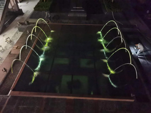 小型波光泉安裝